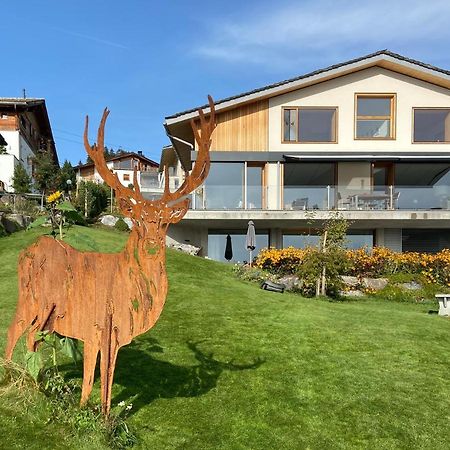 Casa Admisa, Spektakulaere Aussicht, Ski In And Out, Hochwertige Einrichtung, Valserstein Und Eiche フリムス エクステリア 写真
