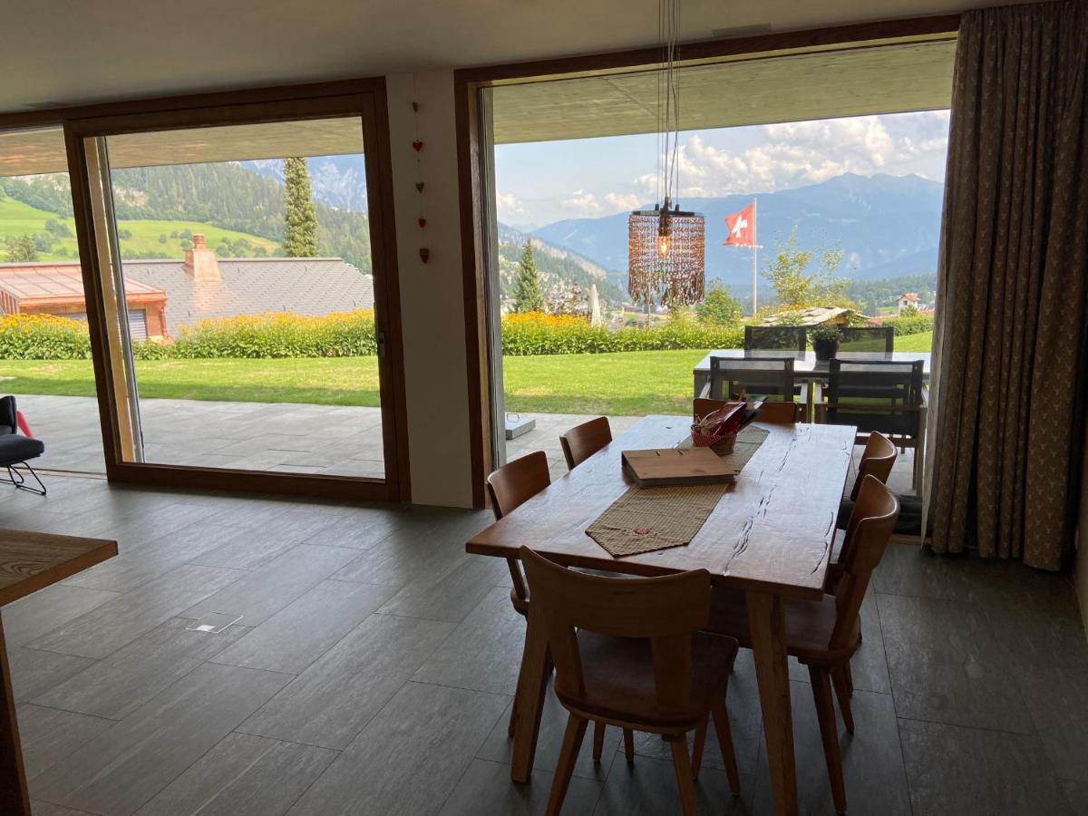 Casa Admisa, Spektakulaere Aussicht, Ski In And Out, Hochwertige Einrichtung, Valserstein Und Eiche フリムス エクステリア 写真