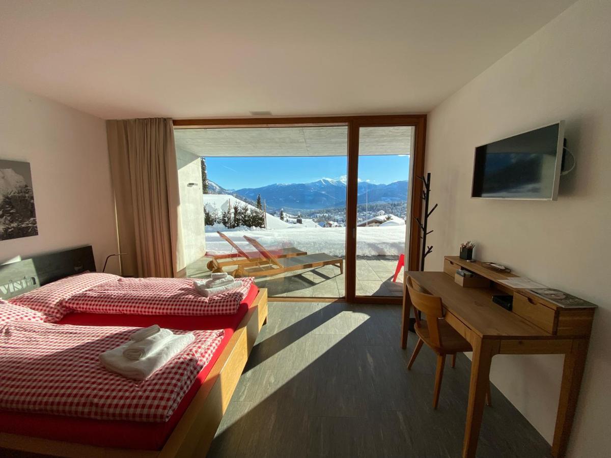 Casa Admisa, Spektakulaere Aussicht, Ski In And Out, Hochwertige Einrichtung, Valserstein Und Eiche フリムス エクステリア 写真