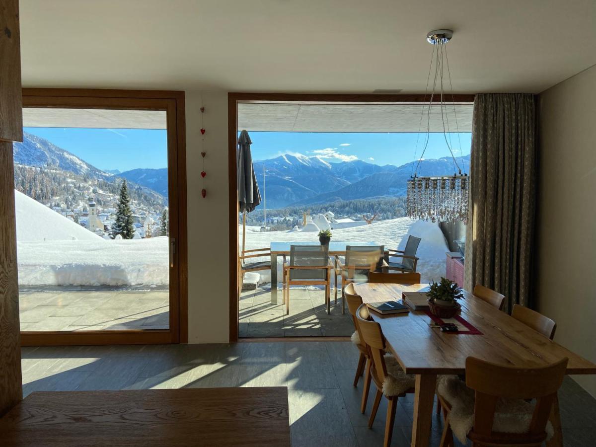 Casa Admisa, Spektakulaere Aussicht, Ski In And Out, Hochwertige Einrichtung, Valserstein Und Eiche フリムス エクステリア 写真
