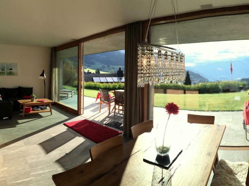 Casa Admisa, Spektakulaere Aussicht, Ski In And Out, Hochwertige Einrichtung, Valserstein Und Eiche フリムス エクステリア 写真