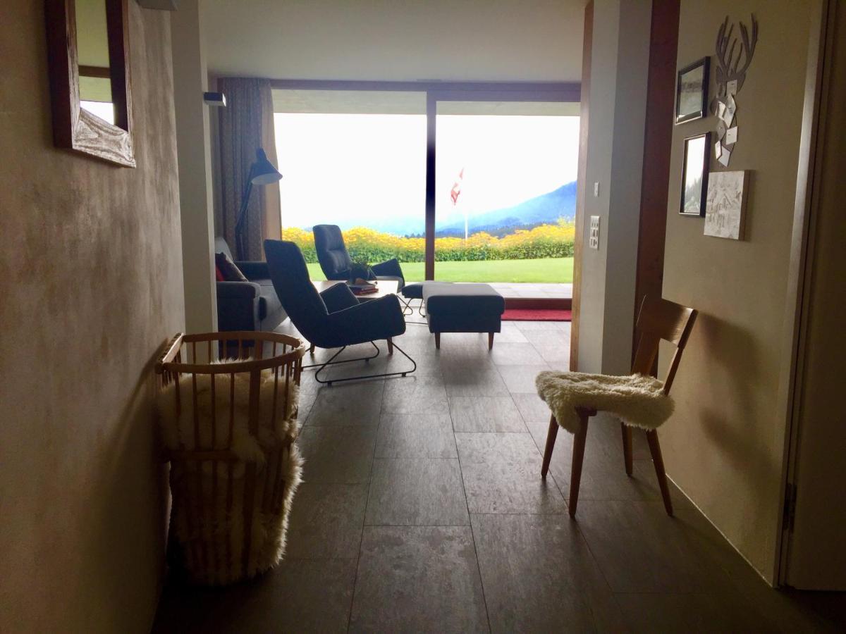 Casa Admisa, Spektakulaere Aussicht, Ski In And Out, Hochwertige Einrichtung, Valserstein Und Eiche フリムス エクステリア 写真